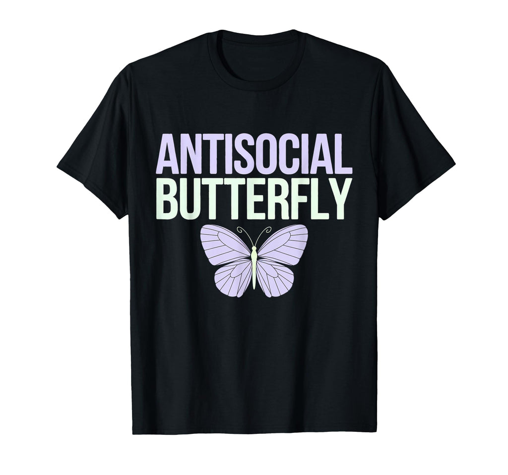 Antisocial Butterfly T-Shirt - Casual Everyday Wear for Adults - T-Shirt, Sweatshirt, Hoodie