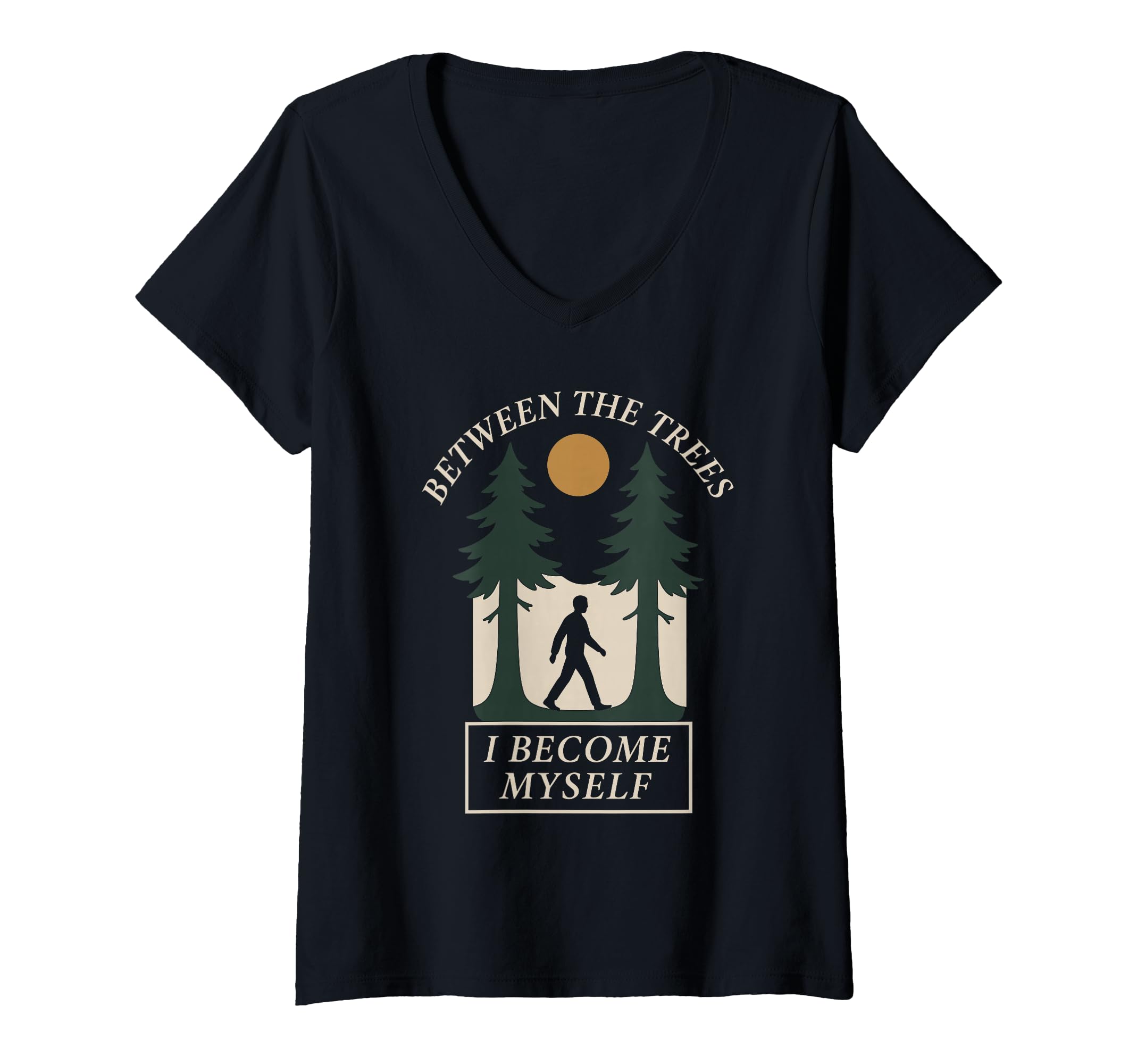 Womens Forest Walk Overthinker Mental T-Shirt - Trendy Graphic Men Women - T-Shirt, Sweatshirt, Hoodie