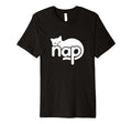 Nap Cat Word Art Napping Sleep Self T-Shirt - Aesthetic Graphic Men Women - T-Shirt, Sweatshirt, Hoodie