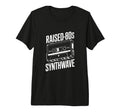 Raised 80S Synthwave Cassette Music Tri T-Shirt - Trendy Graphic Men Women - T-Shirt, Sweatshirt, Hoodie