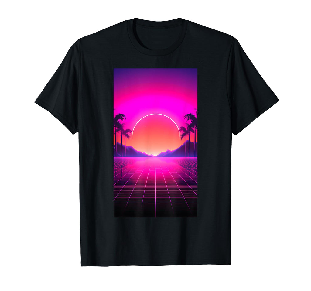 Retrowave 80S Vaporwave Synthwave T-Shirt - Aesthetic Graphic Men Women - T-Shirt, Sweatshirt, Hoodie
