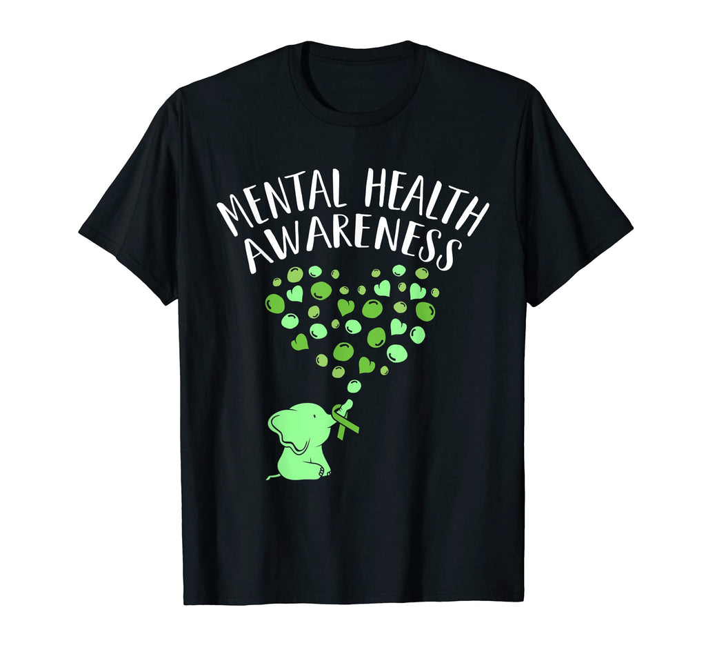 Mental Health Awareness Ribbon T-Shirt - Minimalist Print for Adults - T-Shirt, Sweatshirt, Hoodie