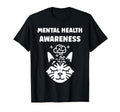 Cat Brain Illness Animal Mental Health T-Shirt - Graphic Print Unisex - T-Shirt, Sweatshirt, Hoodie