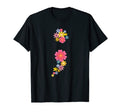 Semicolon Flower Mental Health Awareness T-Shirt - Custom Art Print Unisex - T-Shirt, Sweatshirt, Hoodie