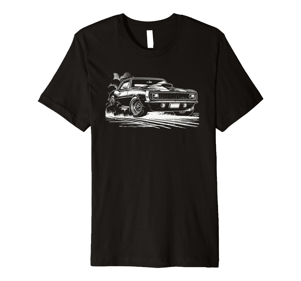 Muscle Car 60S 70S Car Lover T-Shirt - Graphic Print Unisex - T-Shirt, Sweatshirt, Hoodie