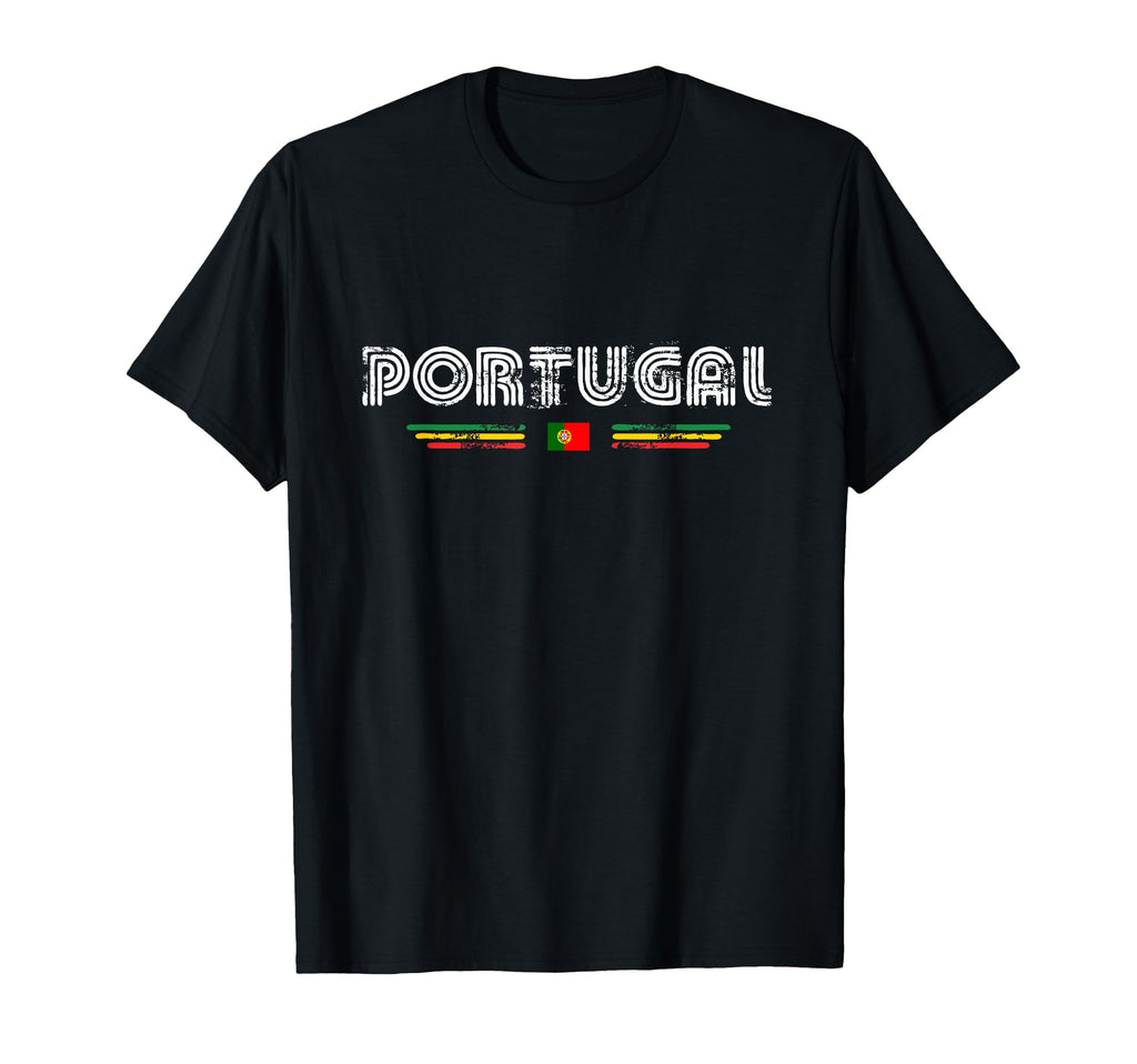 Portugal 70S 80S Type Flag T-Shirt - Casual Everyday Wear Men Women - T-Shirt, Sweatshirt, Hoodie