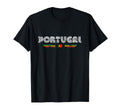 Portugal 70S 80S Type Flag T-Shirt - Casual Everyday Wear Men Women - T-Shirt, Sweatshirt, Hoodie