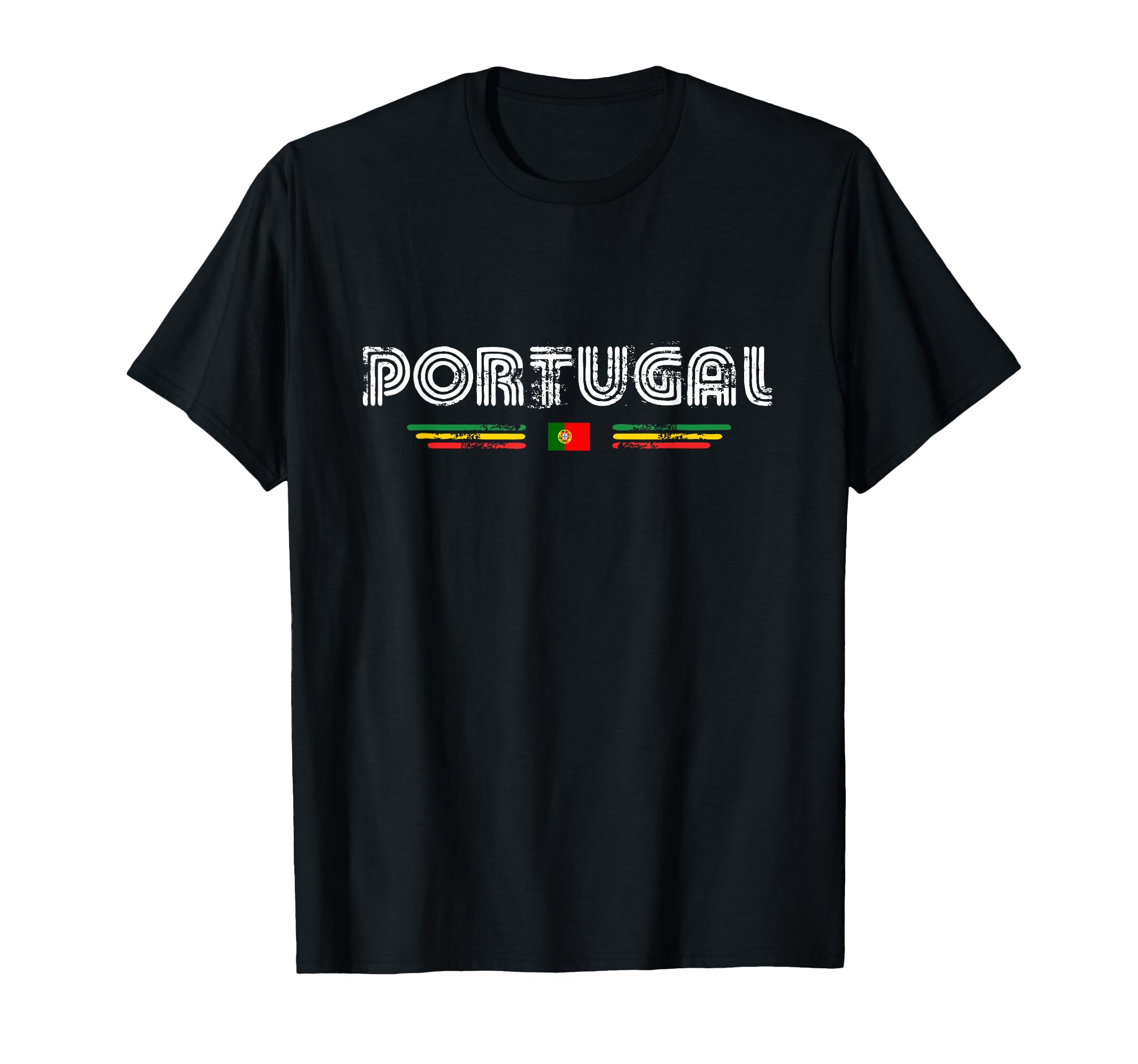 Portugal 70S 80S Type Flag T-Shirt - Casual Everyday Wear Men Women - T-Shirt, Sweatshirt, Hoodie