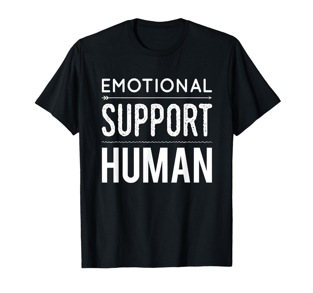 Emotional Support Human Therapist T-Shirt - Minimalist Print Unisex - T-Shirt, Sweatshirt, Hoodie
