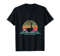 Goose Sunset Synthwave Animal Lover T-Shirt - Minimalist Print for Adults - T-Shirt, Sweatshirt, Hoodie