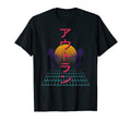 Outrun Palm Tree Sun Synthwave 80S T-Shirt - Fun Novelty Design for Adults - T-Shirt, Sweatshirt, Hoodie