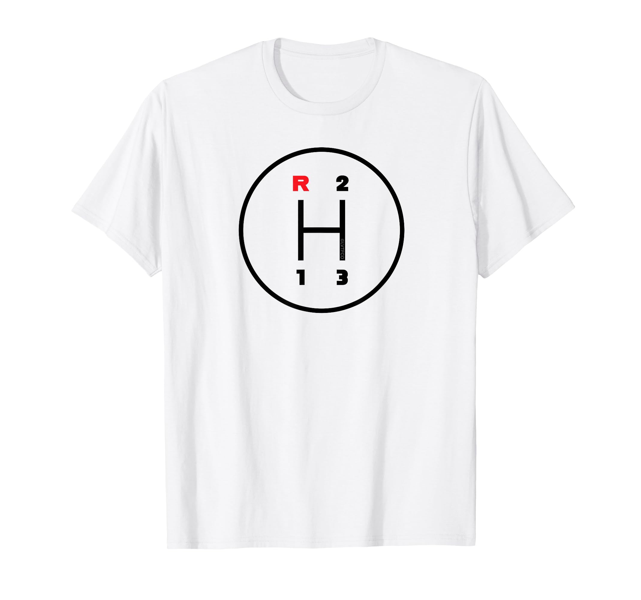 Car Manual Gear Shifter Knob Pattern T-Shirt - Custom Art Print for Adults - T-Shirt, Sweatshirt, Hoodie