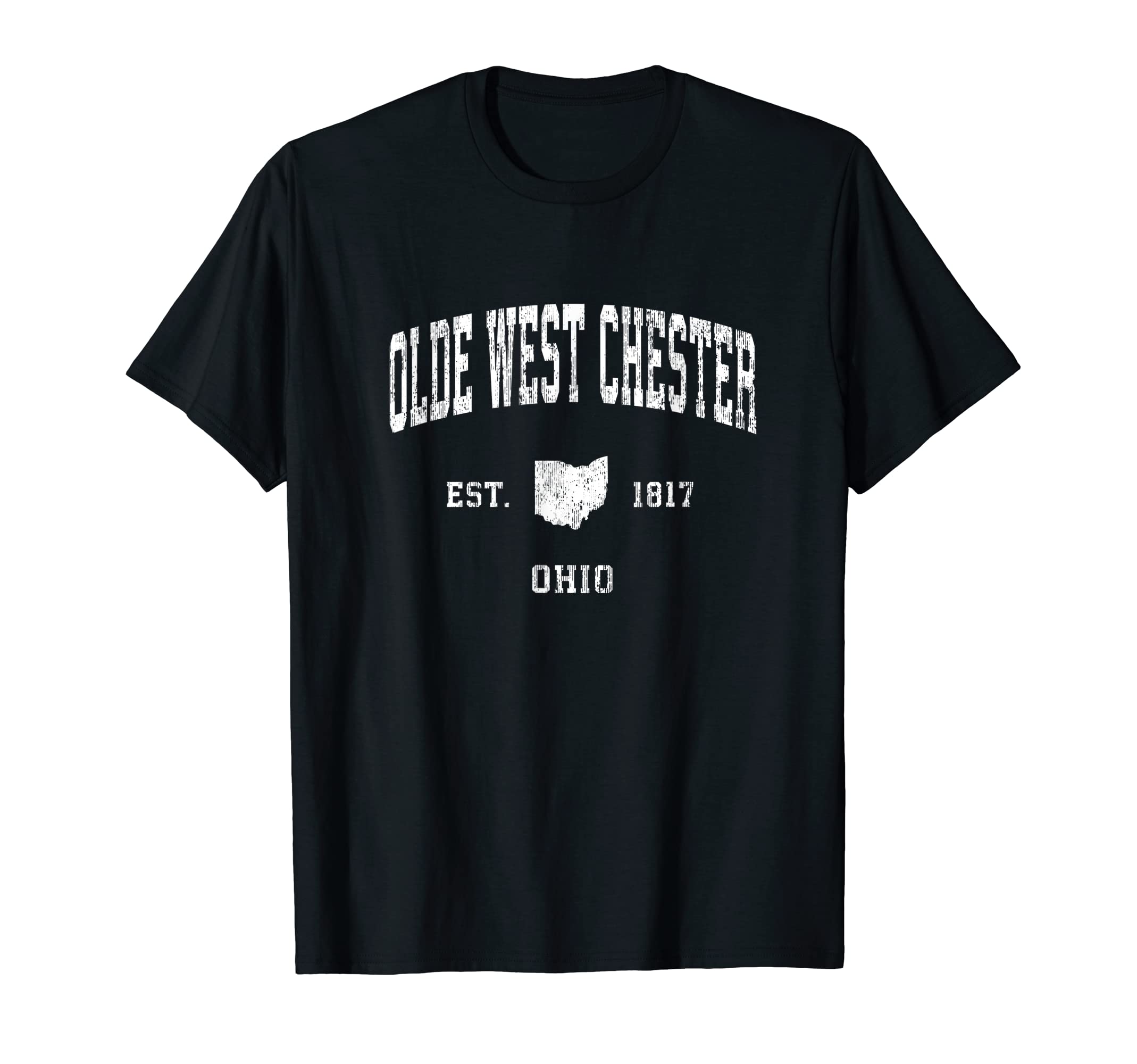 Olde West Chester Ohio Oh Athletic Sports T-Shirt - Graphic Print Men Women - T-Shirt, Sweatshirt, Hoodie