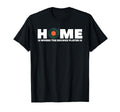Home Is Where Record Player Is Music T-Shirt - Minimalist Print Men Women - T-Shirt, Sweatshirt, Hoodie