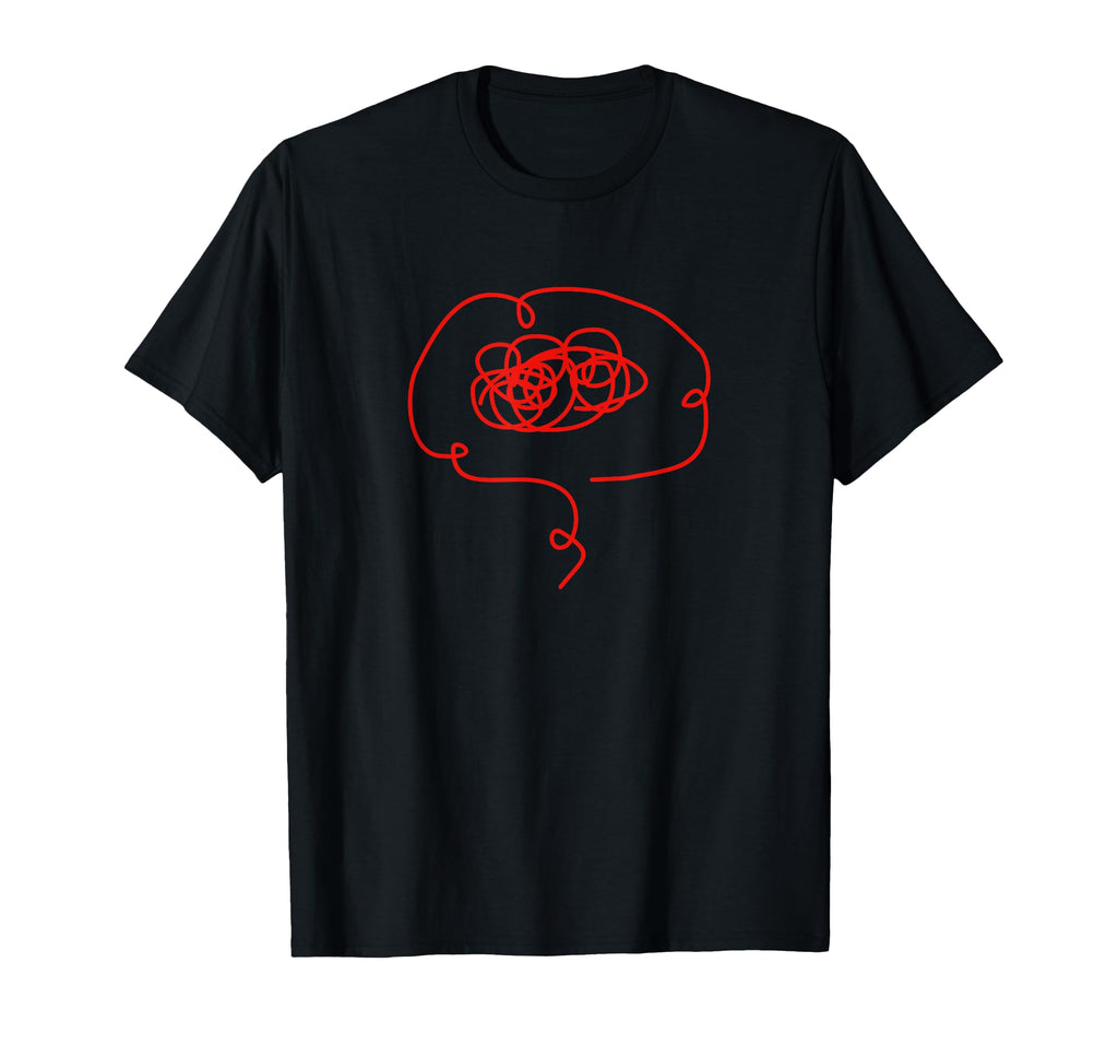 Puzzled Mind Brain Overthinker T-Shirt - Aesthetic Graphic Men Women - T-Shirt, Sweatshirt, Hoodie
