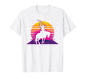 Vaporwave Country Western Horseback T-Shirt - Custom Art Print Men Women - T-Shirt, Sweatshirt, Hoodie