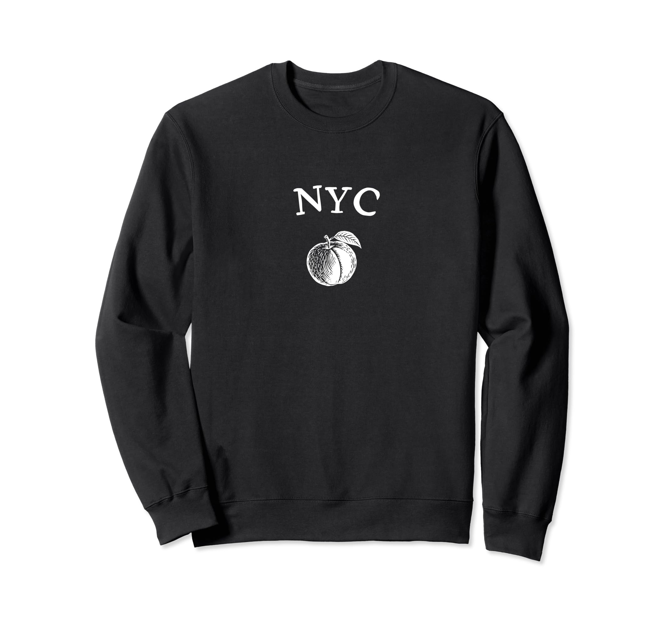 Nyc Peach Minimal Art Inspired Sweatshirt - Unique Graphic Unisex - T-Shirt, Sweatshirt, Hoodie