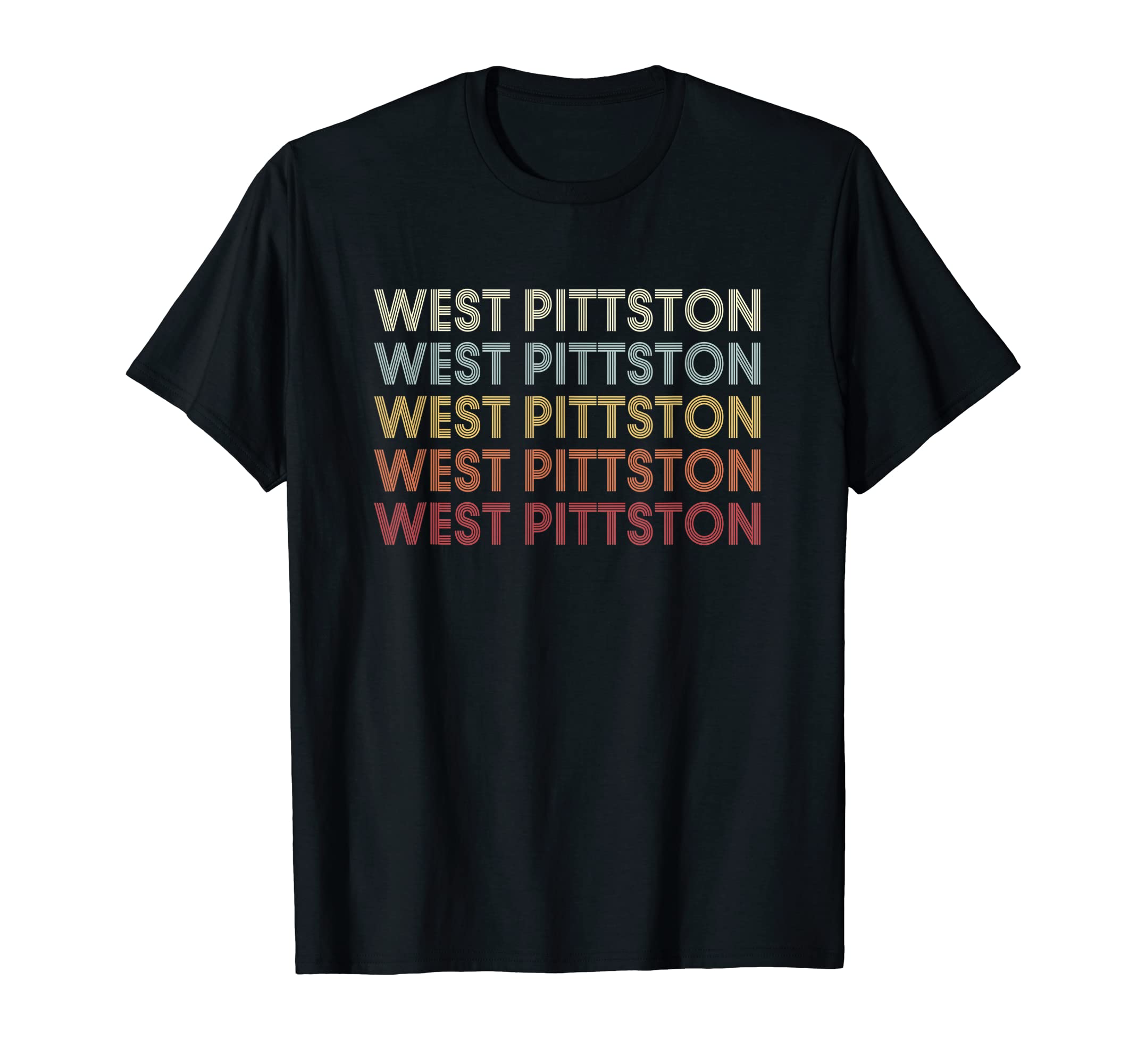 West Pittston Pennsylvania West Pittston T-Shirt - Custom Art Print Unisex - T-Shirt, Sweatshirt, Hoodie