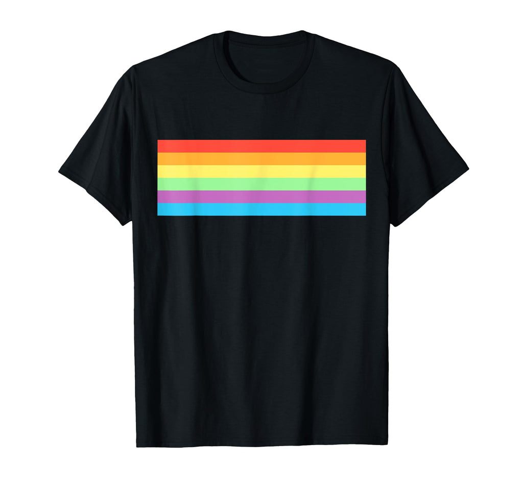 Stripes Y2K 80S Aesthetic Color Block T-Shirt - Aesthetic Graphic Unisex - T-Shirt, Sweatshirt, Hoodie