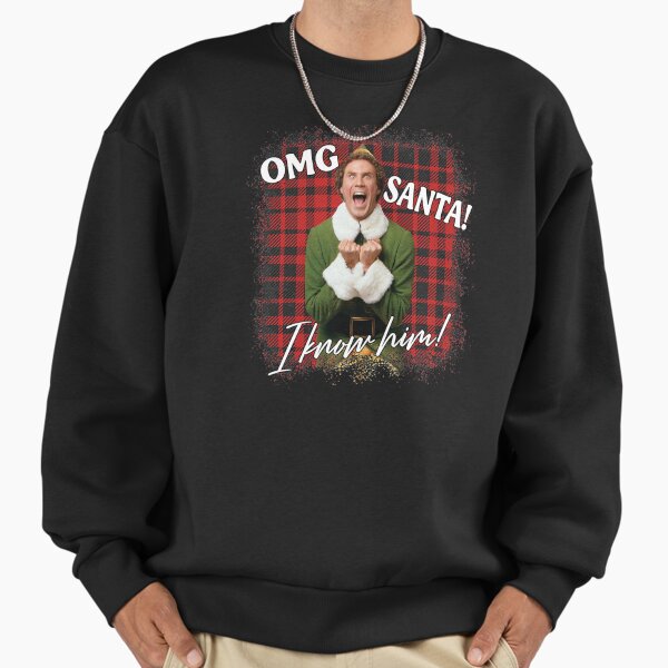 OMG Santa! I know him! - Adult & Kids T-Shirts, Sweatshirts & Hoodies apparel design preview 1