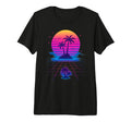 80S Synthwave Tri Blend T-Shirt - Unique Graphic for Adults - T-Shirt, Sweatshirt, Hoodie