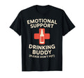 Emotional Support Drinking Buddy T Sweatshirt - Minimalist Print Unisex - T-Shirt, Sweatshirt, Hoodie