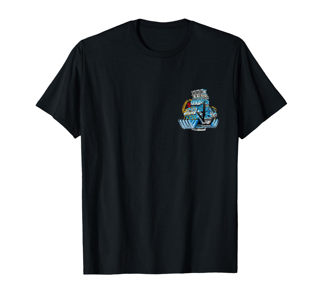 Hotrod Cars Cartoon Illustration T-Shirt - Aesthetic Graphic Unisex - T-Shirt, Sweatshirt, Hoodie