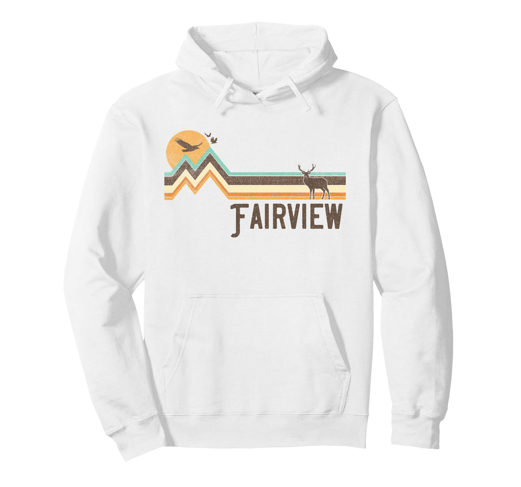 Fairview 70S 80S Nature Hoodie - Minimalist Print Unisex - T-Shirt, Sweatshirt, Hoodie