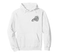 Motorcycle Racing Distressed Hoodie - Casual Everyday Wear Men Women - T-Shirt, Sweatshirt, Hoodie