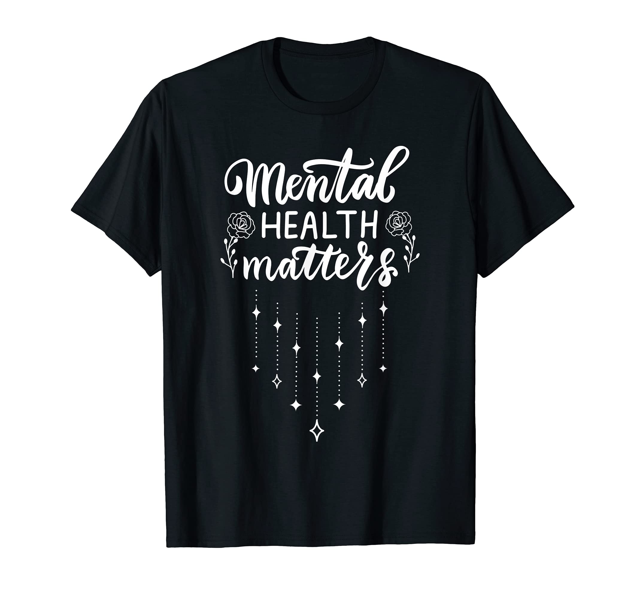 Mental Health Matters Awareness T-Shirt - Minimalist Print for Adults - T-Shirt, Sweatshirt, Hoodie