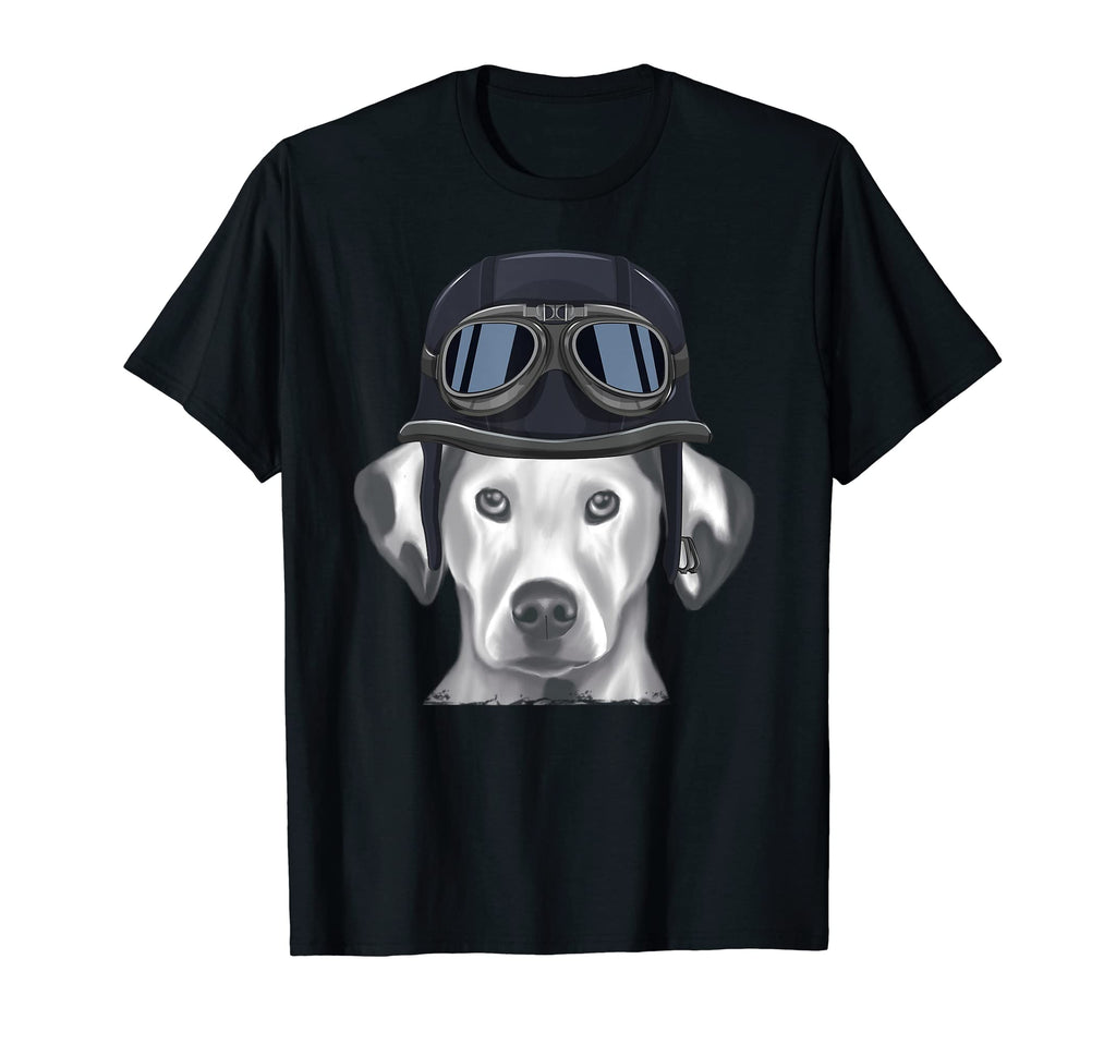 Dalmatian Wearing Motorcycle T-Shirt - Casual Everyday Wear for Adults - T-Shirt, Sweatshirt, Hoodie
