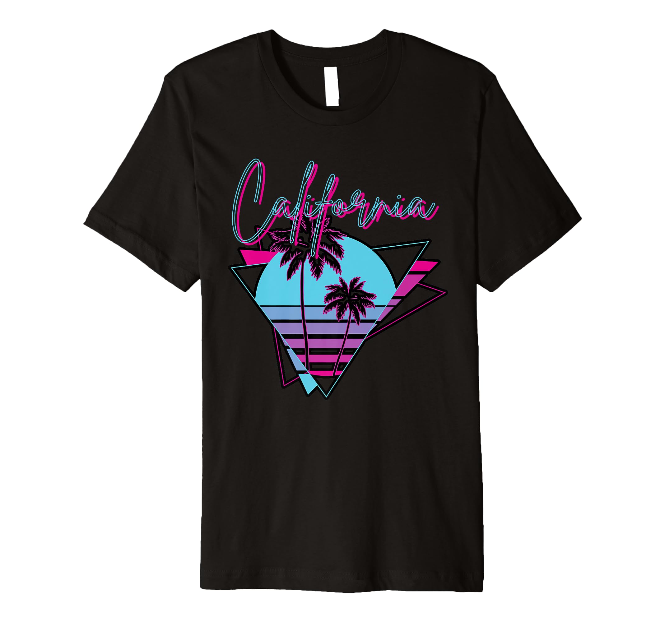 Embrace 80S Vibes Our Neon California T-Shirt - Trendy Graphic for Adults - T-Shirt, Sweatshirt, Hoodie