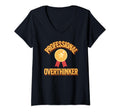 Womens Professional Overthinker Badge T-Shirt - Custom Art Print Unisex - T-Shirt, Sweatshirt, Hoodie