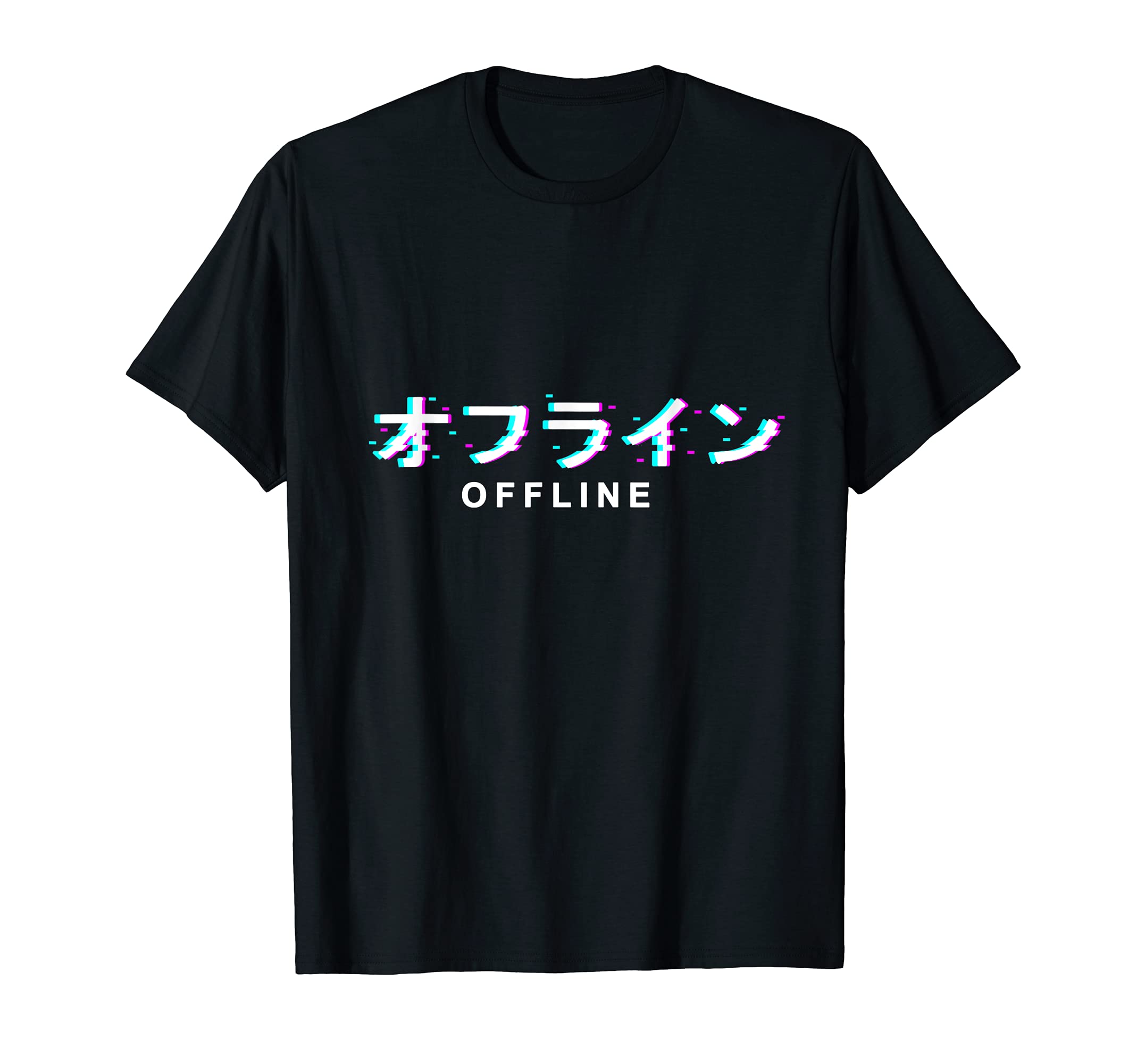 Japanese Offline Vaporwave Synthwave T-Shirt - Aesthetic Graphic Men Women - T-Shirt, Sweatshirt, Hoodie