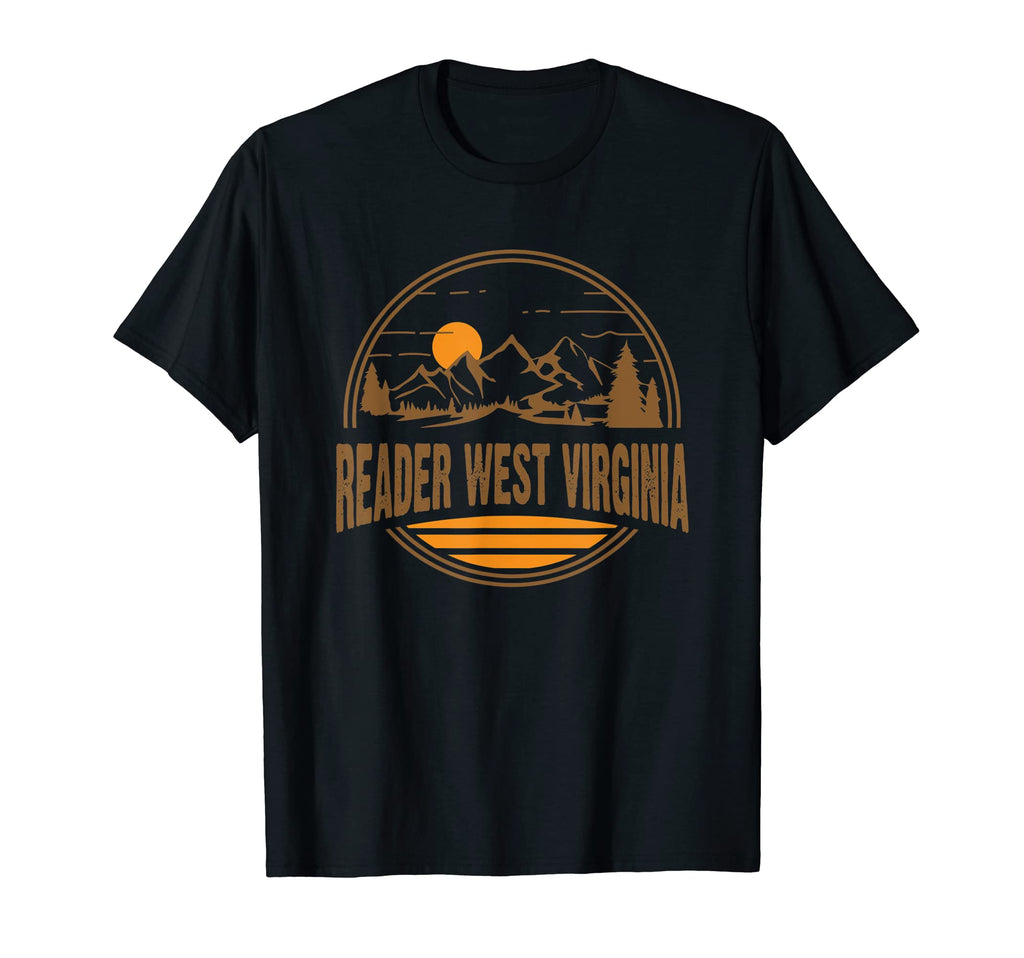Reader West Virginia Mountain Hiking T-Shirt - Trendy Graphic Men Women - T-Shirt, Sweatshirt, Hoodie