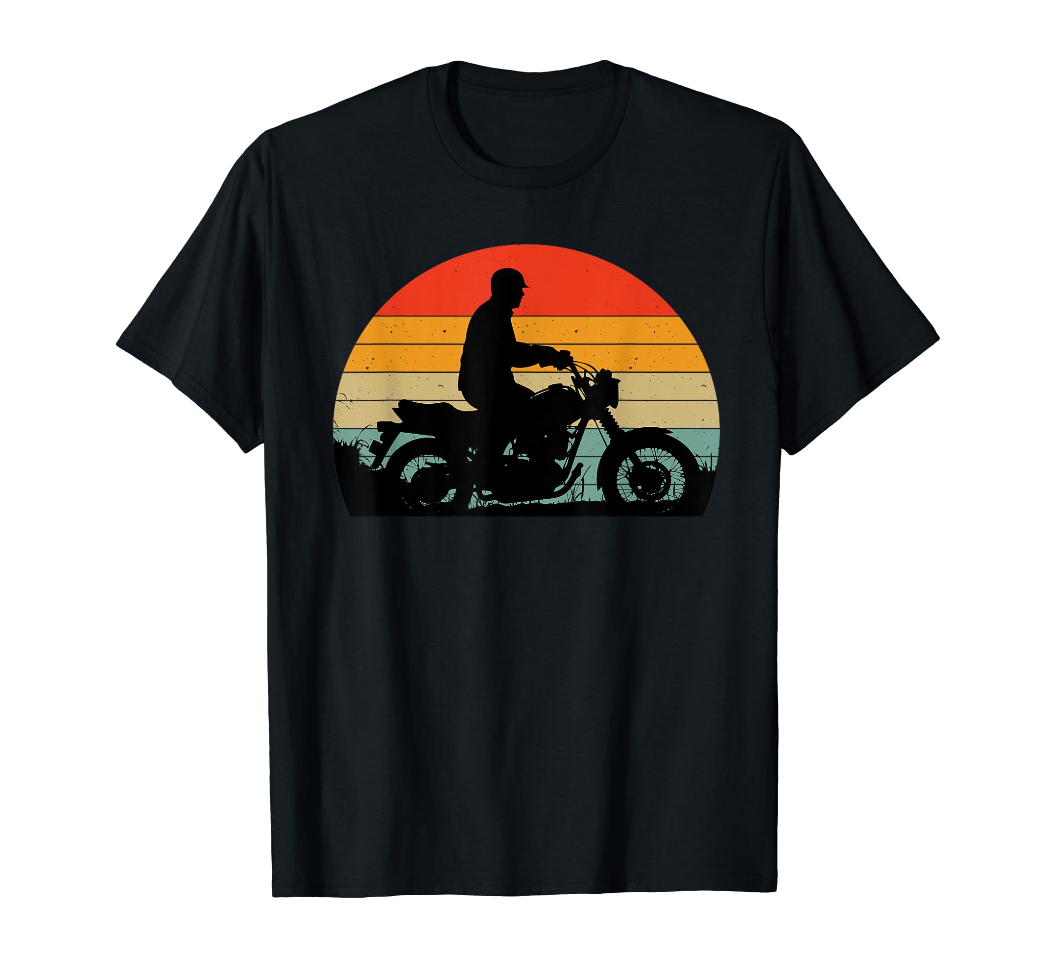 Motorcycle Biker Sunset T-Shirt - Casual Everyday Wear for Adults - T-Shirt, Sweatshirt, Hoodie