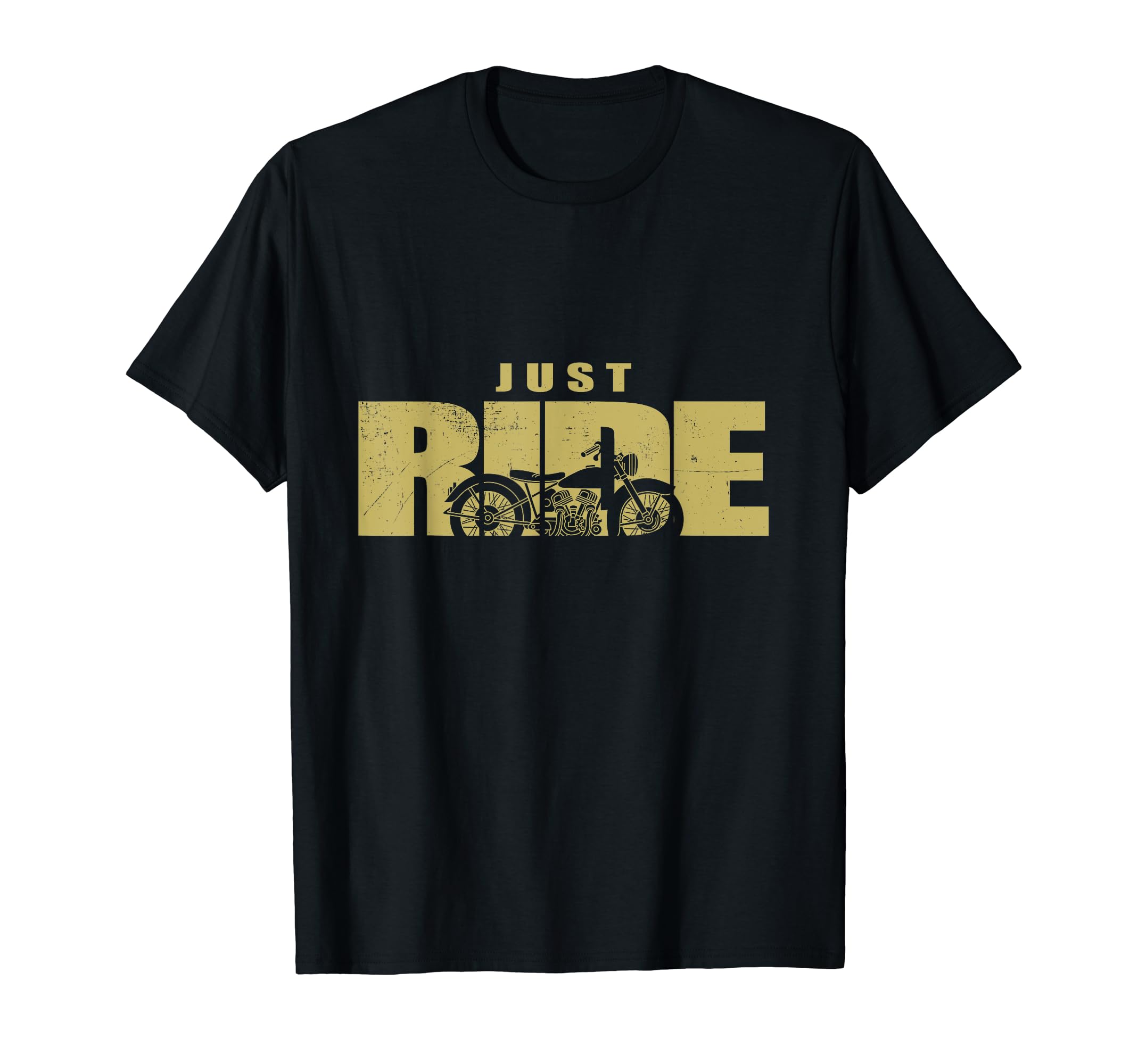 Just Ride Funny Motorcycle Bikers Gift T-Shirt - Custom Art Print Men Women - T-Shirt, Sweatshirt, Hoodie