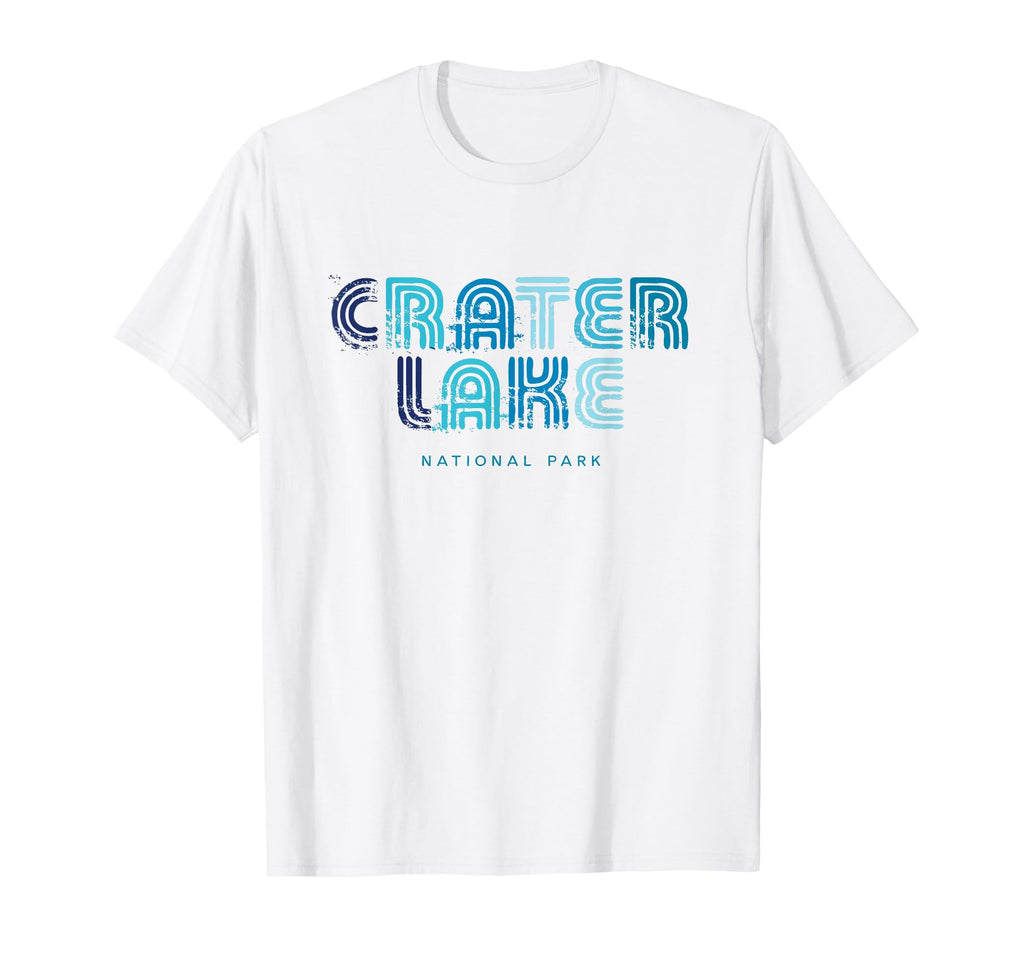 Crater Lake National Park 70S 80S Type T-Shirt - Novelty Apparel Unisex - T-Shirt, Sweatshirt, Hoodie
