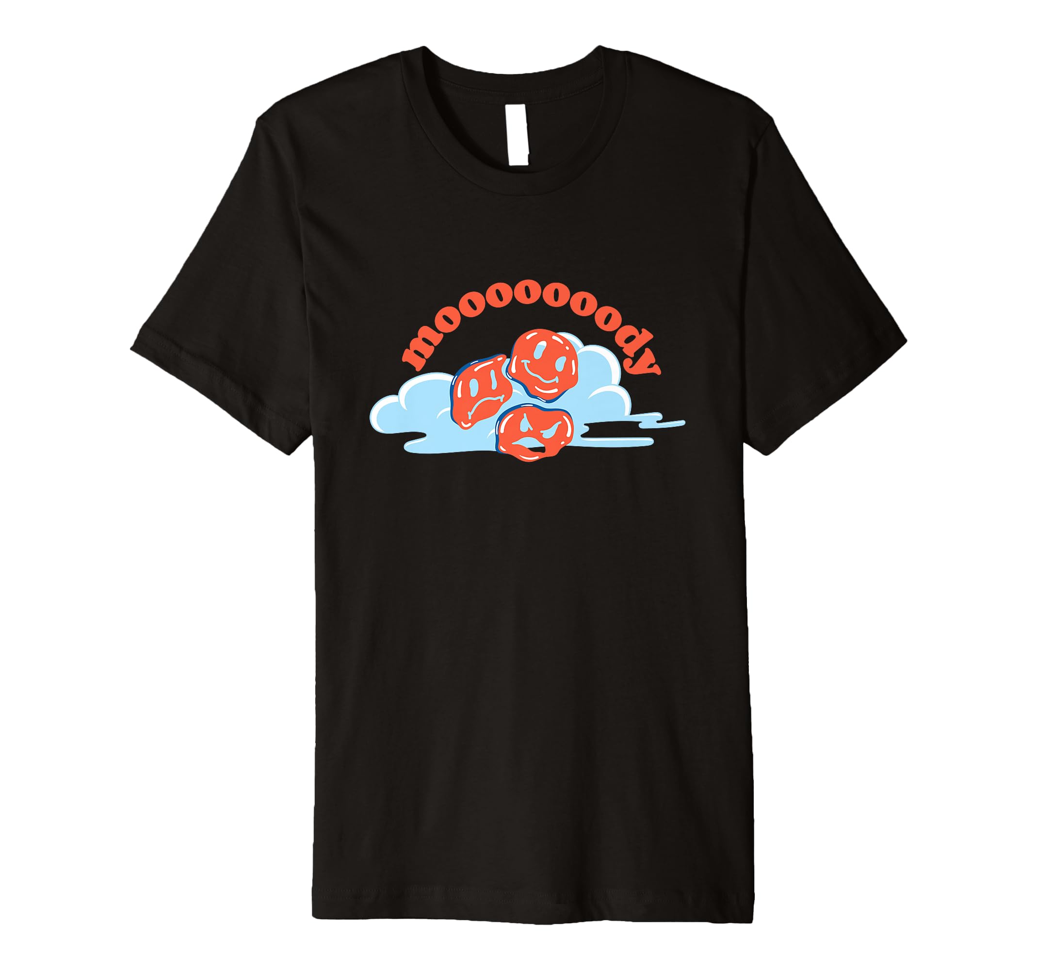 Moody Emotional Faces Positive T-Shirt - Fun Novelty Design for Adults - T-Shirt, Sweatshirt, Hoodie