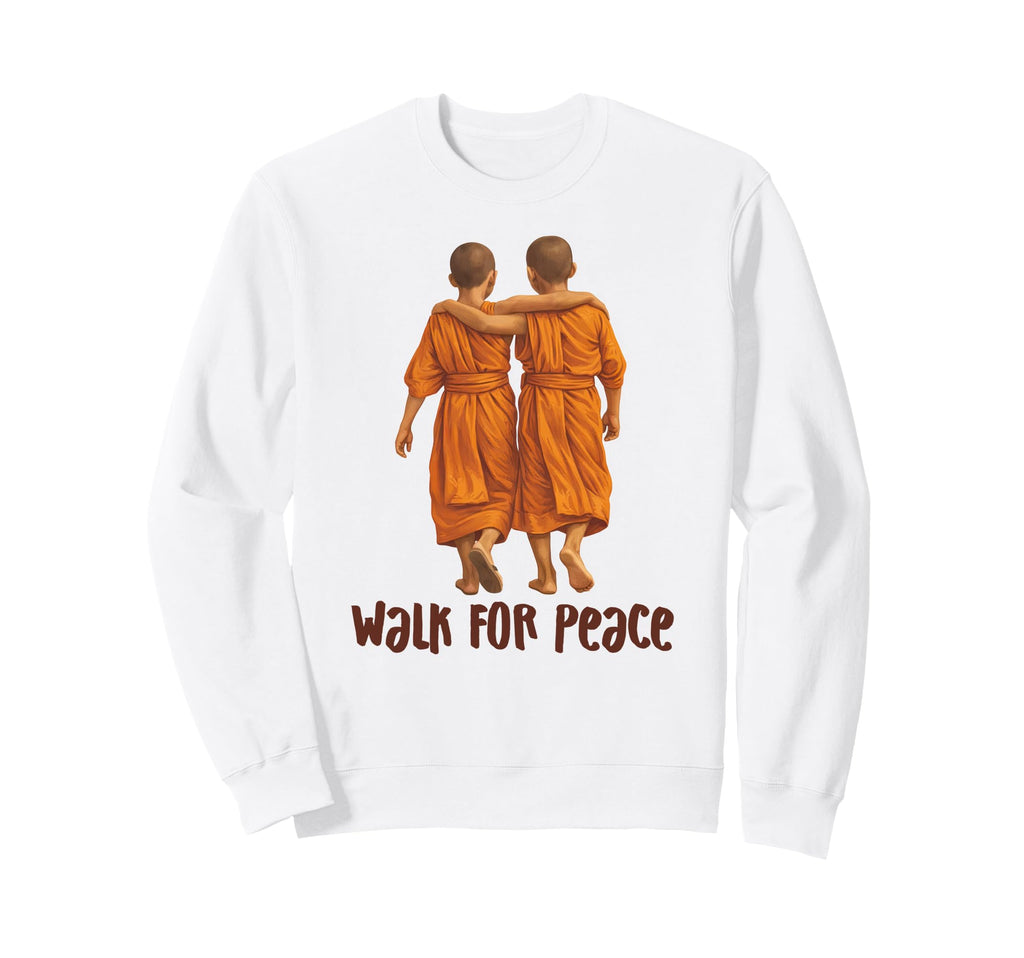 Buddhist Buddhism Monk Spiritual Sweatshirt - Novelty Apparel Men Women - T-Shirt, Sweatshirt, Hoodie