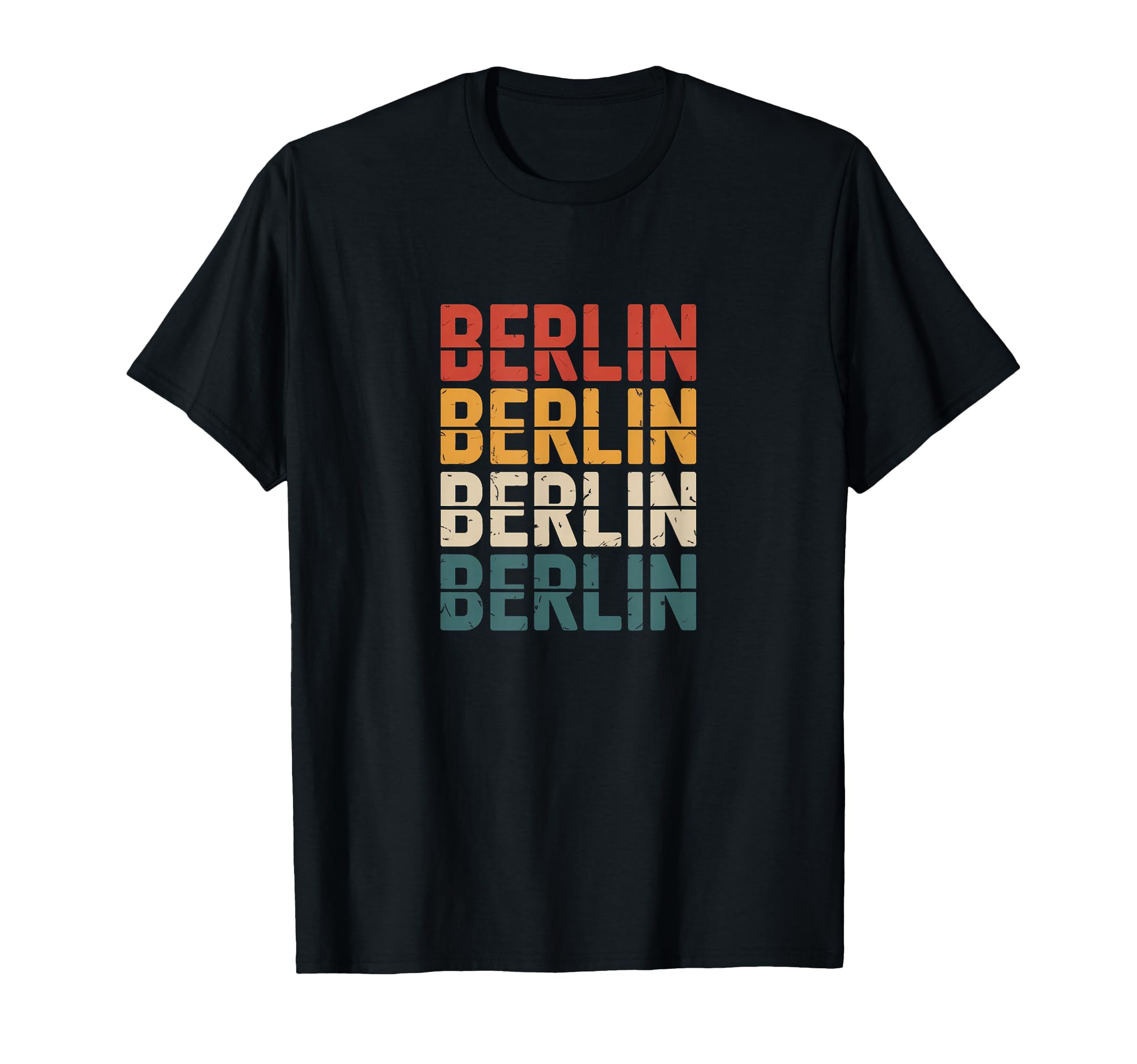 Berlin Stacked Typography City T-Shirt - Custom Art Print Men Women - T-Shirt, Sweatshirt, Hoodie