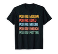 Matter Kindness Be Kind Groovy Mental T-Shirt - Minimalist Print Unisex - T-Shirt, Sweatshirt, Hoodie