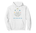 Funny Astronaut Let That Shit Go Yoga Hoodie - Casual Everyday Wear Unisex - T-Shirt, Sweatshirt, Hoodie