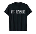 West Hempstead White Script T-Shirt - Graphic Print Unisex - T-Shirt, Sweatshirt, Hoodie