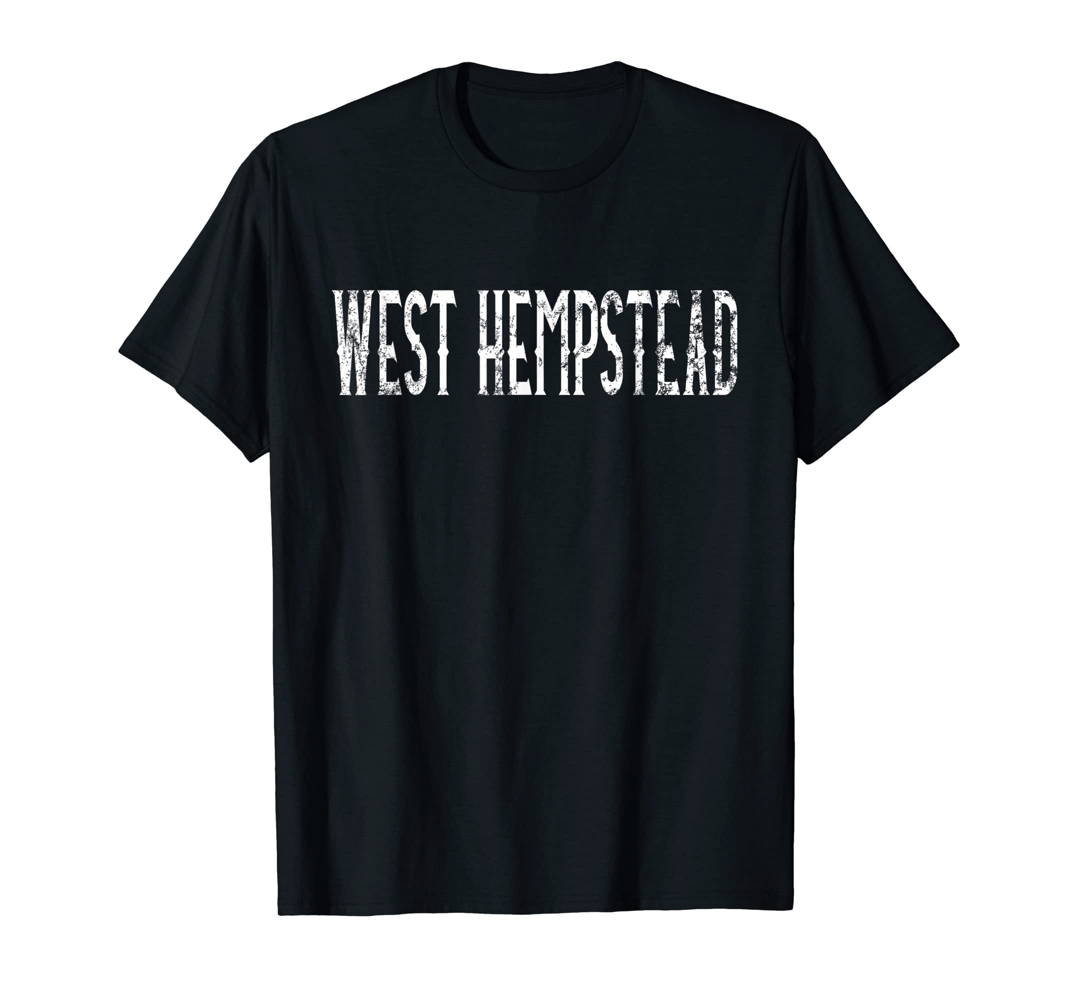 West Hempstead White Script T-Shirt - Graphic Print Unisex - T-Shirt, Sweatshirt, Hoodie