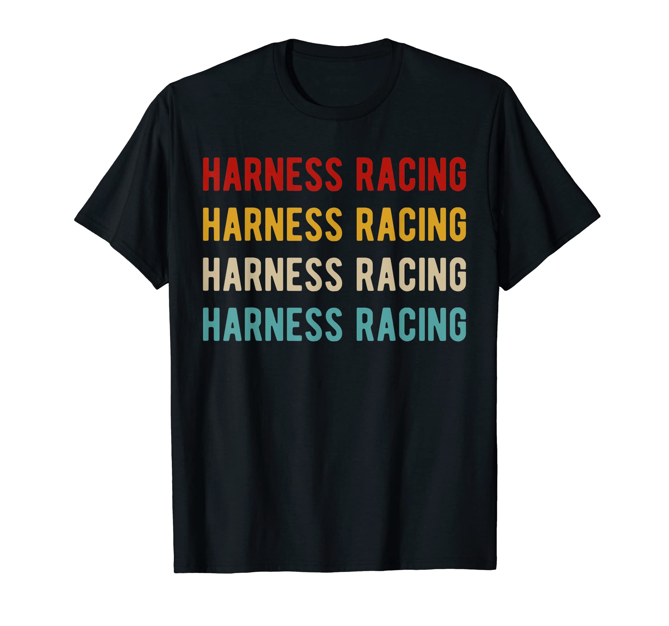 Harness Racing Typography Harness T-Shirt - Novelty Apparel Men Women - T-Shirt, Sweatshirt, Hoodie