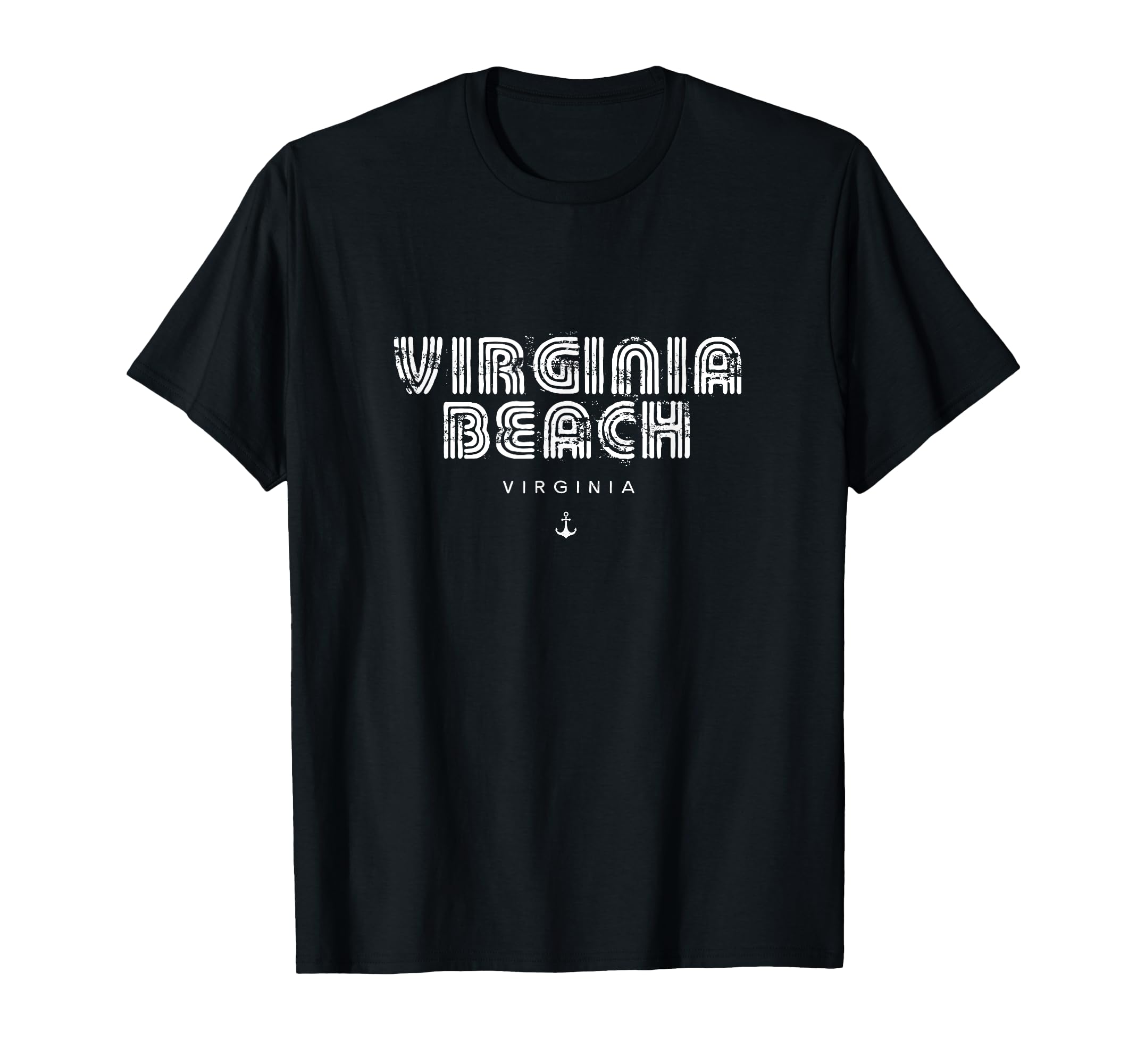 Virginia Beach 70S 80S Type T-Shirt - Unique Graphic for Adults - T-Shirt, Sweatshirt, Hoodie