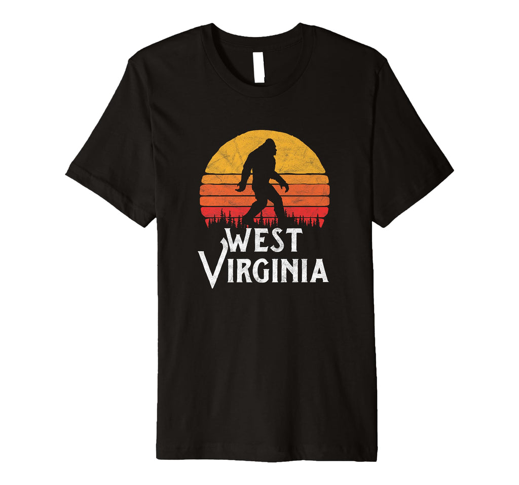 West Virginia Bigfoot Sun Believe T-Shirt - Fun Novelty Design for Adults - T-Shirt, Sweatshirt, Hoodie