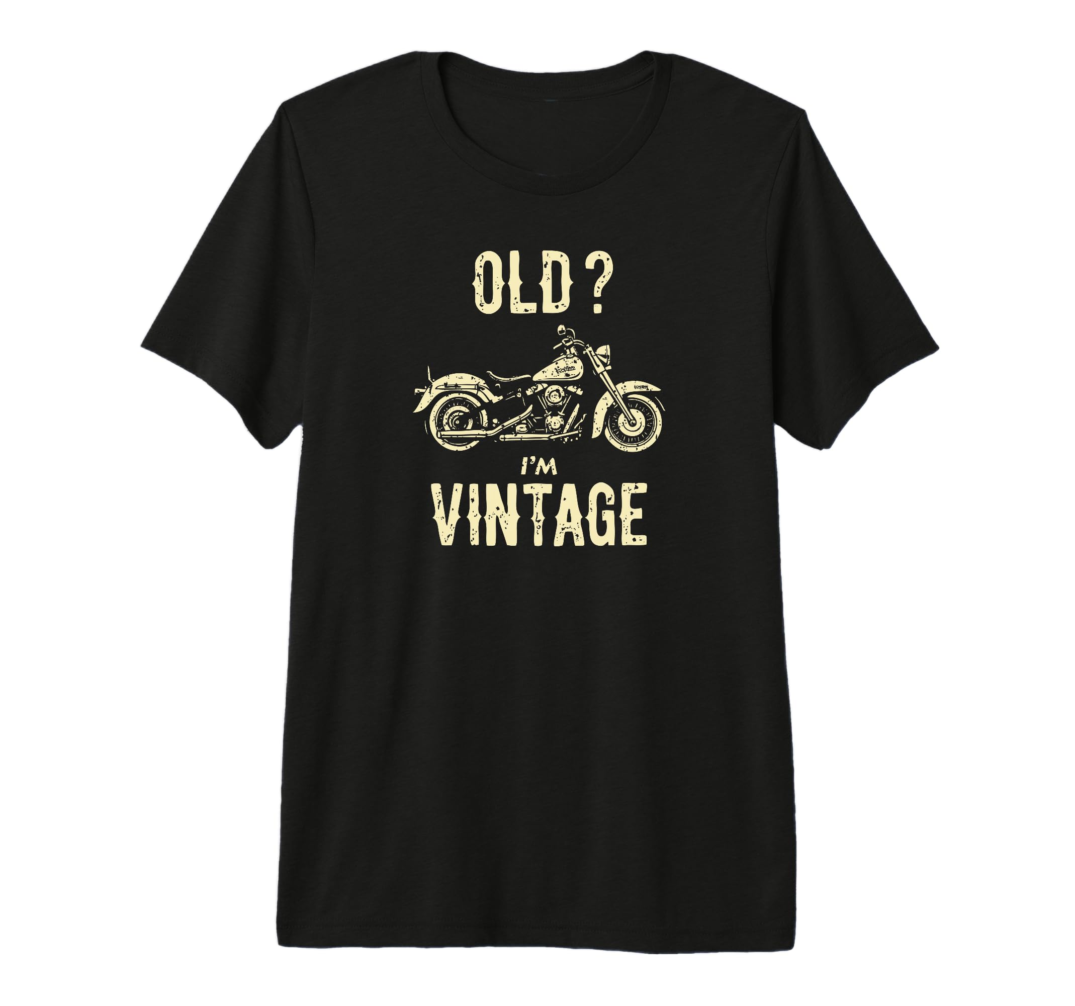 Old Im Funny Motorcycle Tri Blend T-Shirt - Fun Novelty Design Unisex - T-Shirt, Sweatshirt, Hoodie
