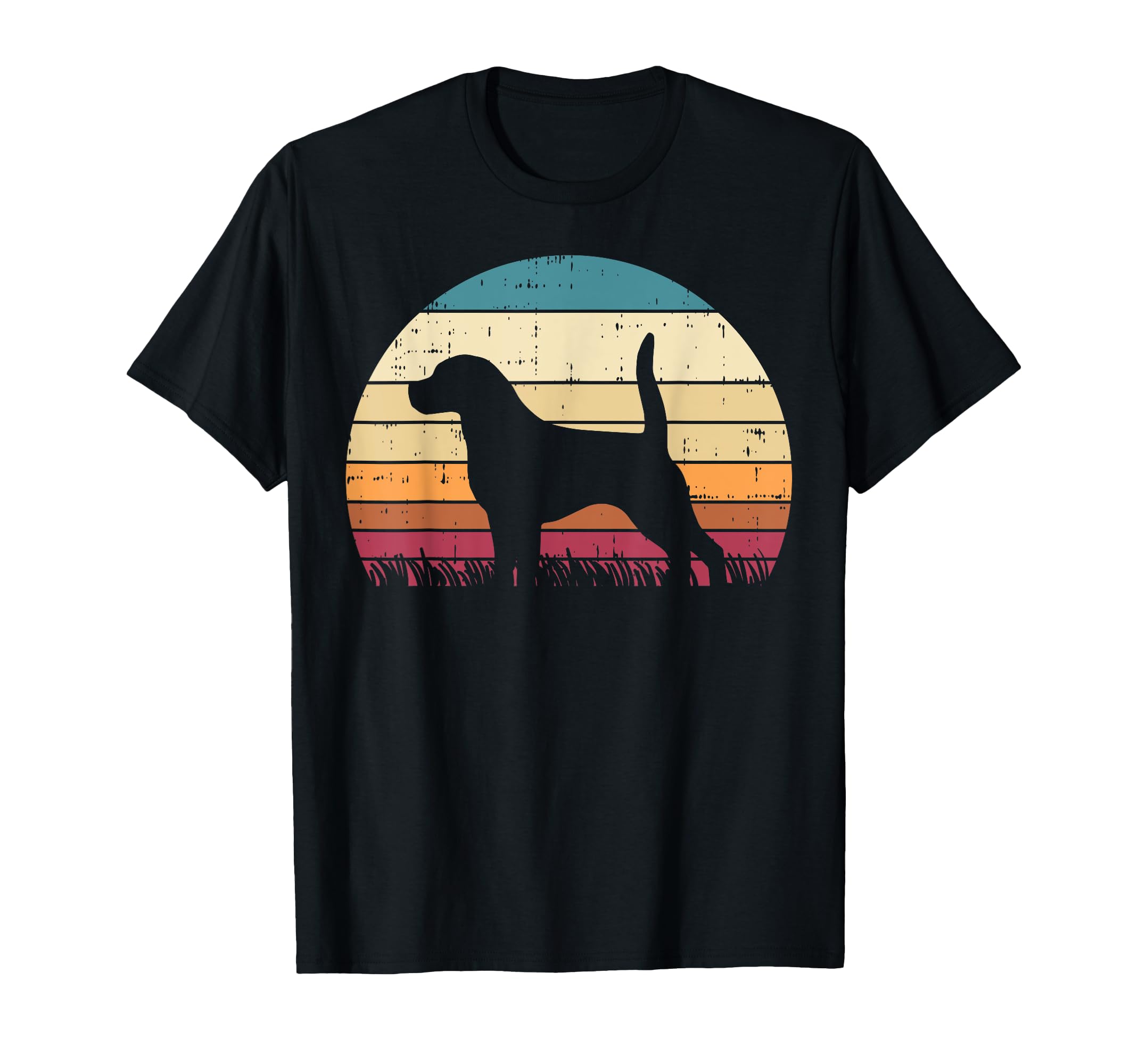 Beagle Silhouette Sunset Animal Pet T-Shirt - Graphic Print for Adults - T-Shirt, Sweatshirt, Hoodie